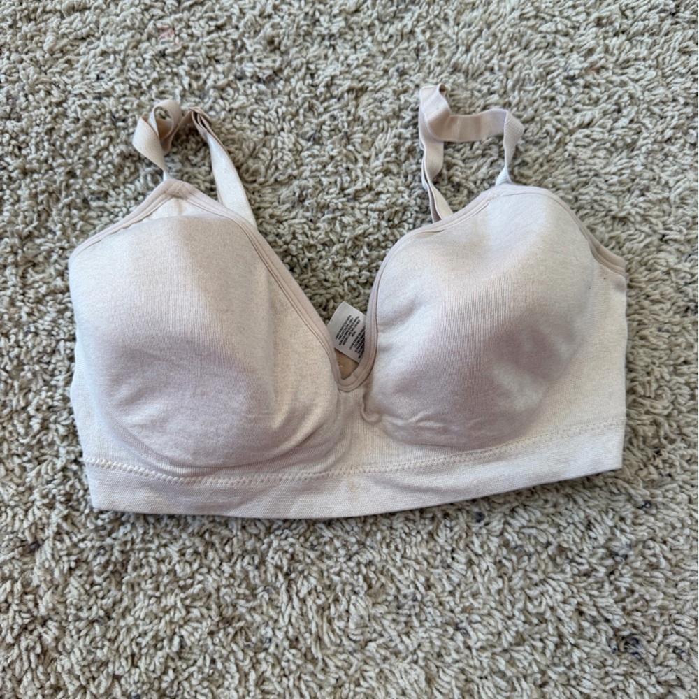 Tan nursing bra
